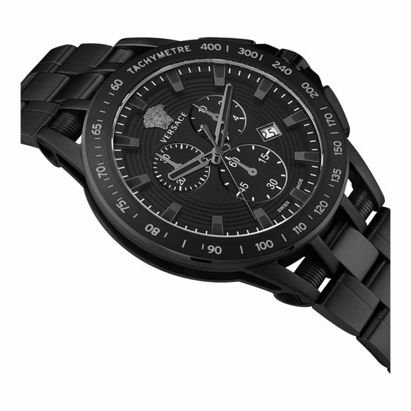 Versace Sport Black Tech Watch